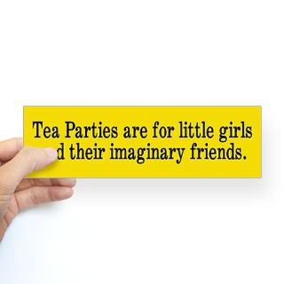 Tea party friends Bumper Sticker by LeftTease