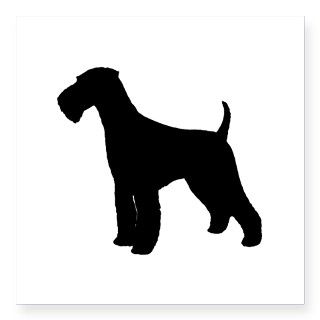 Airedale Terrier Square Sticker 3 x 3 by mytreat