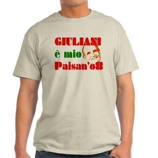 Rudy Giuliani is my Paisano Italian T Shirt by giulianipaisano