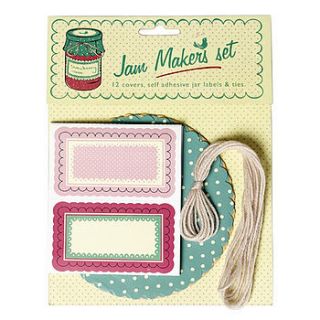 vintage style jam making set by beautiful day