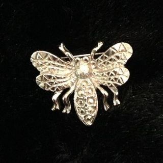 vintage marcasite bee brooch by iamia