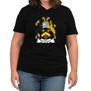 Fordham Family Crest Womens Plus Size V Neck Dar by familycoats2