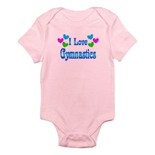 I Love Gymnastics Infant Bodysuit by bestgiftsever