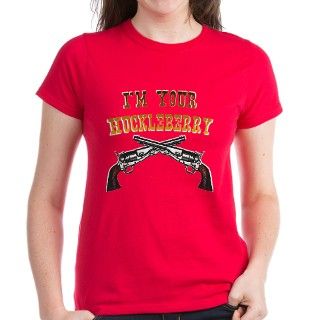 Im Your Huckleberry two gun Tee by elkslayer