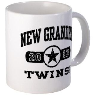 New Grandpa Twins 2013 Mug by bethetees