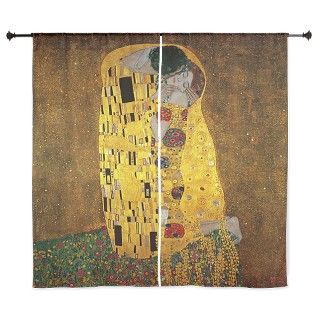 Gustav Klimt The Kiss 60 Curtains by iloveyou1