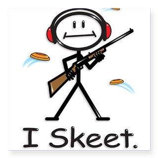 BusyBodies Skeet Shooting Oval Sticker by Admin_CP808270