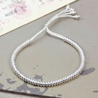 delicate links sparkly friendship bracelet by lisa angel