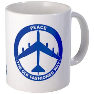 B 52G Peace Sign Mug by Ace_Apparel