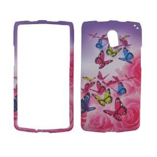 Rose Butterfly Pantech Discover P9090 At&t Case Hard Protector Faceplate Cove Cell Phones & Accessories