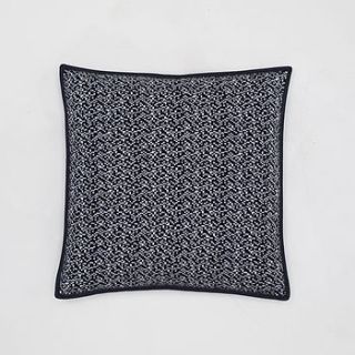 glitch pattern lambswool cushion by the pattern guild