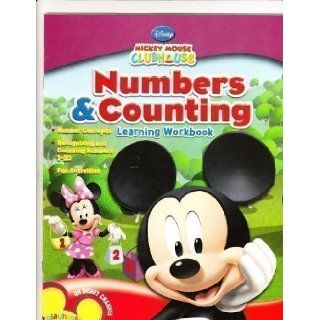 Mickey Mouse Clubhouse Numbers & Counting Learning Workbook Playhouse Disney 9781615680870 Books