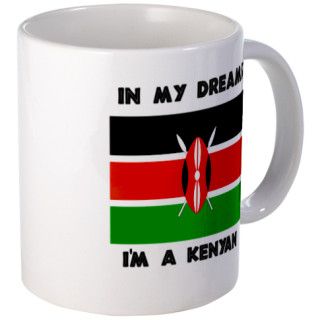 In my dreams Im a Kenyan Mug by pnkdesigns