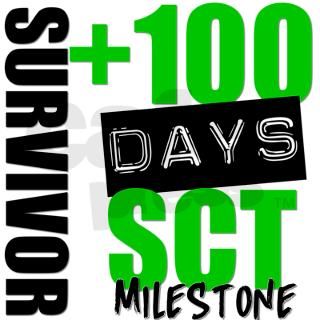 100 Days SCT Survivor Performance Dry T Shirt by stemcelltransplantshirts