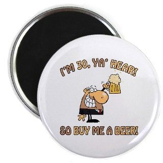 30th Birthday Beer Magnet by birthdaybashed