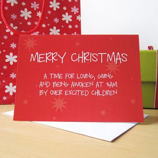 over excited children christmas cards by mrs l cards