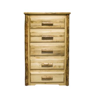 montana woodworks glacier country 5 drawer chest