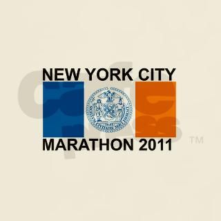 2011 New York City Marathon T Shirt by stickdeez3
