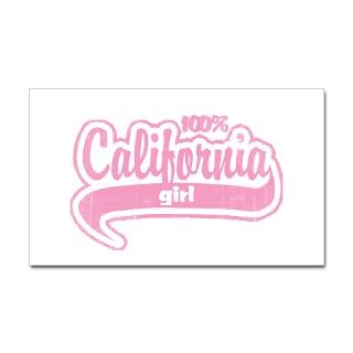 100% California Girl Rectangle Decal by yesitspersonal