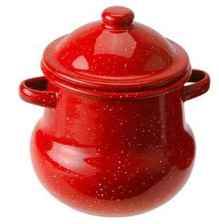 GSI Outdoors Covered Enamelware Sugar Bowl, Red 01262 Kitchen & Dining