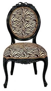 tiger print chair by foxbat living + fashion