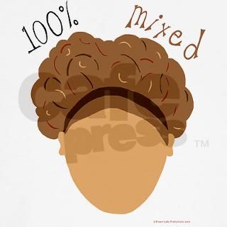 100% Mixed Kids T Shirt (Brown Hair) by brownlady