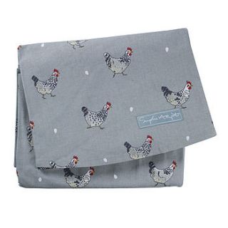 chicken tablecloth by sophie allport