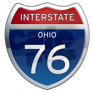 Interstate 76   Ohio Greeting Cards (Pk of 10) by FreewayGear