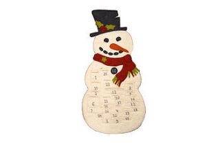 snowman fair trade advent calendar by biome lifestyle