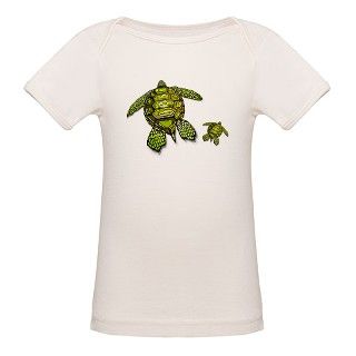 SWIM WITH SEA TURTLES Tee by saveturtles