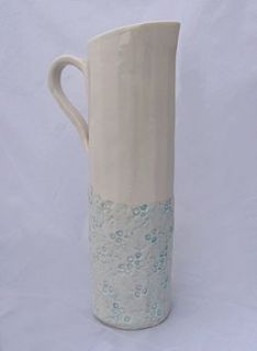 porcelain and edwardian lace jug by stephanie earl