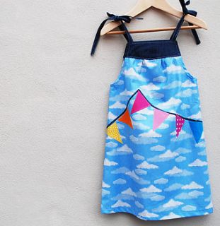 girl's summer sun bunting dress by wild things funky little dresses