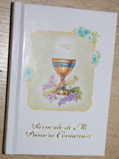 First Holy Communion Hard Cover Missal / Prayer Book SPANISH   Collectible Figurines