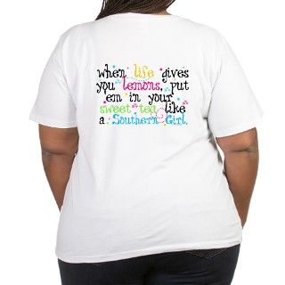 Like A Southern Girl Plus Size Scoop Neck T Shirt by razzlemydazzledesigns