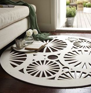 stella felt rug by michelle mason