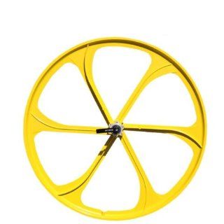 Zycle Fix 26" Alloy Front Rim with Quick Release Mustard  Bike Rims  Sports & Outdoors