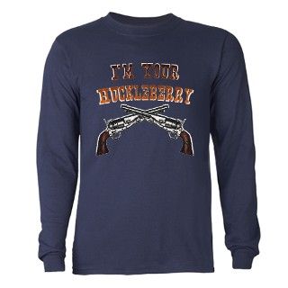 Im Your Huckleberry two gun T by elkslayer