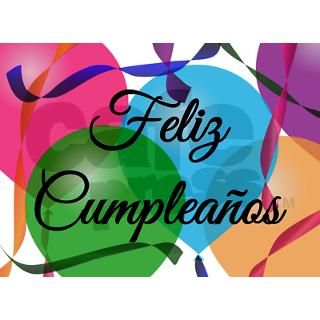 Feliz Cumpleanos   Birthday  4.5 x 6.25 Flat Card by felizcumpleanosregalotarjeta