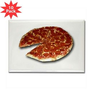 Pizza Rectangle Magnet (10 pack) by pizzawear