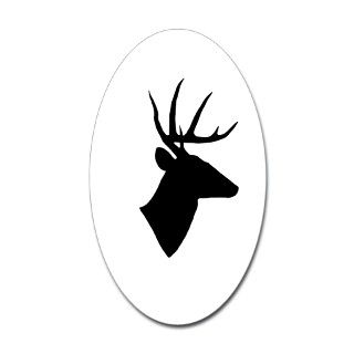 Deer Silhouette Decal by sciencegeekemp