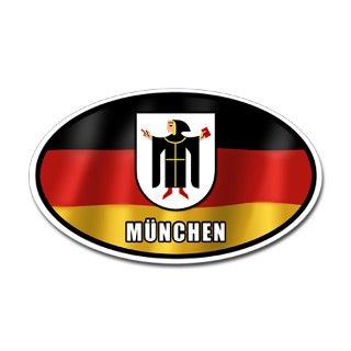 Munich coat of arms (white letters) by germanprideshop