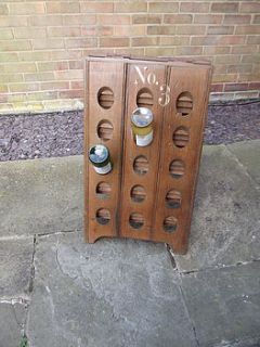 reclaimed champagne riddling rack by woods vintage home interiors