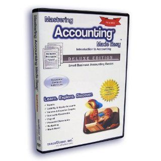 Mastering Accounting Made Easy Training Tutorial   Introductory Small Business Accounting e Book Manual Guide. Even dummies can learn from this total DVD for everyone, with Introductory   Advanced material from Professor Joe Software