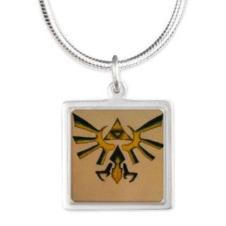 Legend of Zelda Silver Square Necklace by ADMIN_CP110428824
