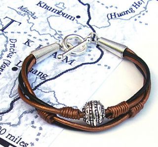 tibetan silver bead bracelet by claire gerrard designs