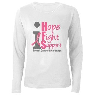 Breast Cancer Support T Shirt by shop4awareness