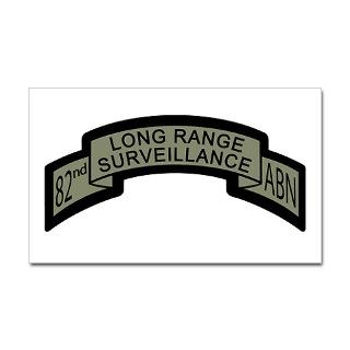 82nd Airborne Long Range Surv Rectangle Decal by hooahjoes