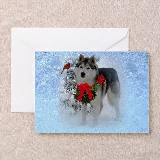 Siberian Husky Christmas Cards (Pk of 10) by TajasVanillaMoon