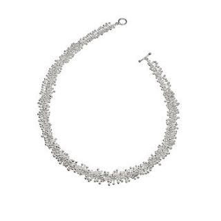 molecule silver double necklace by yen jewellery