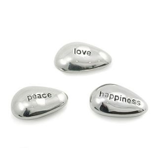 love peace and happiness chiming keepsakes by tales from the earth